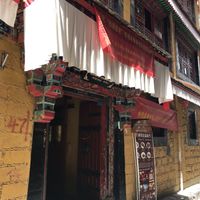 from the outside  at House of Shambhala in Tibet