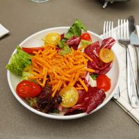 Menu salad at Piu - Schiffbau in Zurich