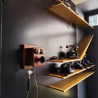 Decor (former postal building) at Piu in Zurich