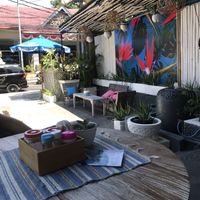 Outdoor seating at Deanna Day Spa in Seminyak