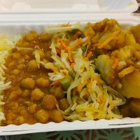 Vegan meal at The Roti Shack in Cairns