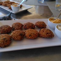 Lentil patties at United Kitchens of India in Vilamoura