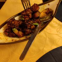 Manchurian gobi! at United Kitchens of India in Vilamoura