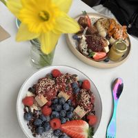 Bowl of the month, brekkie plate  at Plants & Cakes in Frankfurt