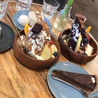 Nice cream and cake at Plants & Cakes in Frankfurt