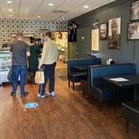 Interior. Line at the register to place order.  at Seitan's Realm in Columbus