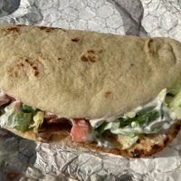 Outside the gyro at Seitan's Realm in Columbus