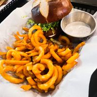 Dude Ranch and fries with ranch   at Seitan's Realm in Columbus