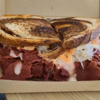 Reuben sandwich at Seitan's Realm in Columbus