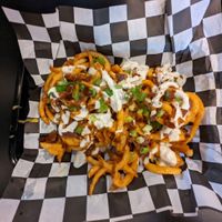 Loaded Fries at Seitan's Realm in Columbus