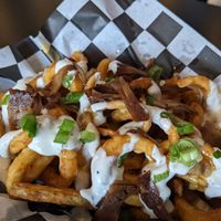 Loaded Fries at Seitan's Realm in Columbus