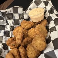 Fried pickles  at Seitan's Realm in Columbus