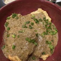 Biscuits and gravy   at Seitan's Realm in Columbus