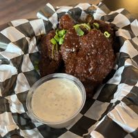 BBQ wings  at Seitan's Realm in Columbus