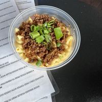 Mac n cheese   at Seitan's Realm in Columbus