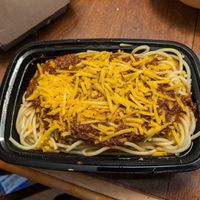 Skyline Chili 3 Way at Seitan's Realm in Columbus