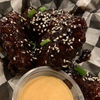 Korean BBQ wings  at Seitan's Realm in Columbus