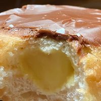 Boston cream donut from their weekend brunch at Seitan's Realm in Columbus