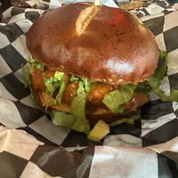 Buffalo chikun sandwich  at Seitan's Realm in Columbus