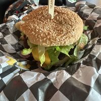 Anarchy burger  at Seitan's Realm in Columbus