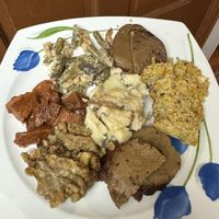 Christmas meal  at Seitan's Realm in Columbus