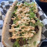 Philly cheesesteak   at Seitan's Realm in Columbus