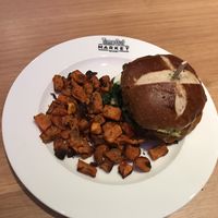 Love Life Burger  at Love Life Cafe in Miami Beach