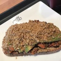 Avocado Toast  at Love Life Cafe in Miami Beach