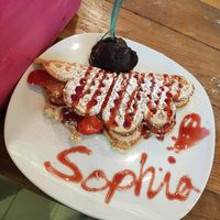 Vegan waffle at Wonder Waffel - Berlin Mall in Berlin