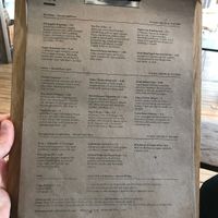 Main menu at The Mitre in Norwich