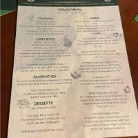Menu at Crown & Anchor in Winchester