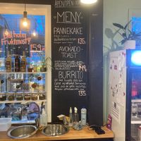 Menu (weekday) at FRØ in Tromsoe