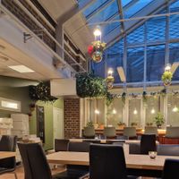 Seating at FRØ in Tromsoe