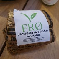 Savoury waffle at FRØ in Tromsoe