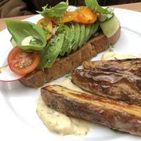 Avocado toast  at FRØ in Tromsoe