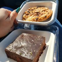 Brownie and cookie at Copper Branch - 16th Ave in Calgary