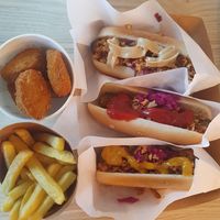 Hot dogs and nuggets at IKEA in Dietlikon
