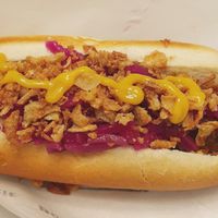 Vegan hot dog at IKEA in Dietlikon
