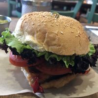 Veggie burger at Numnum in Istanbul