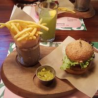 Vegan Burger at Numnum in Istanbul