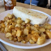 Breakfast burrito  #Veganuary at Cafe Madison in Albany