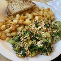 Tofu scramble  #Veganuary at Cafe Madison in Albany