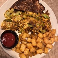 Just Egg scram   at Cafe Madison in Albany