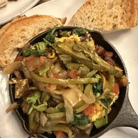 Vegan skillet  at Cafe Madison in Albany