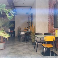 Interior at Chez Ginette in Fribourg