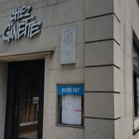 Exterior at Chez Ginette in Fribourg