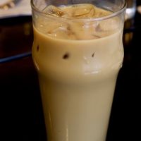 New Orleans Cold Brew with Oatmilk  at Retrograde Coffee Roasters in Sebastopol