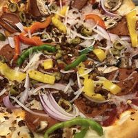 Vegan Pizza  at D'Lish Gourmet Pasta & Pizza in Chula Vista