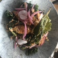 The vegan tempura shroomami bowl.  at Earls Kitchen + Bar - Robson in Vancouver