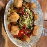 Vegan Kung Pao with Tofu  at Earls Kitchen + Bar - Robson in Vancouver